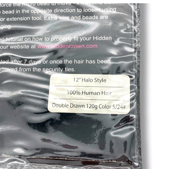 Remy 100% Premium Human Hair Brown With Highlights 5/24# - Picture 8 of 16